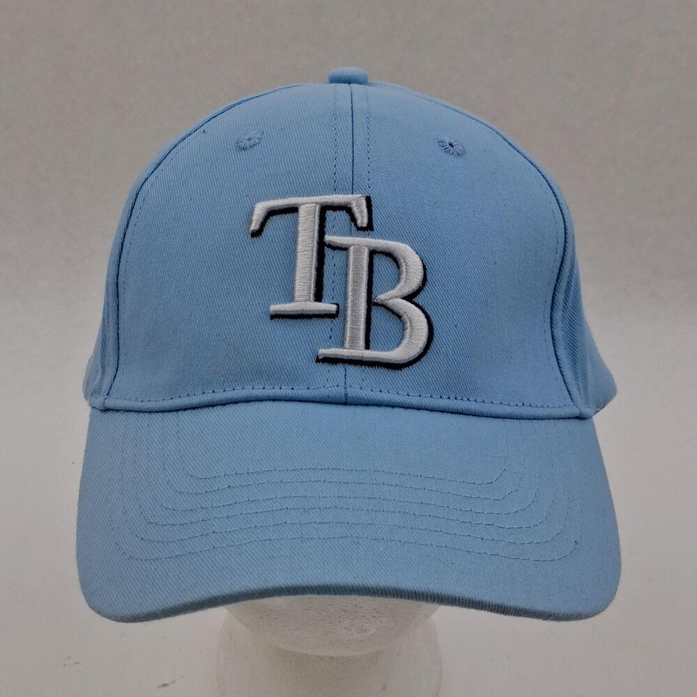 Tampa Bay Rays Hat Cap Snap Back Mens One Size Blue MLB Baseball Team Match-Up